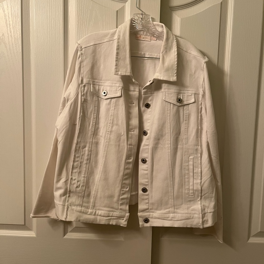 Belle mixed media jacket